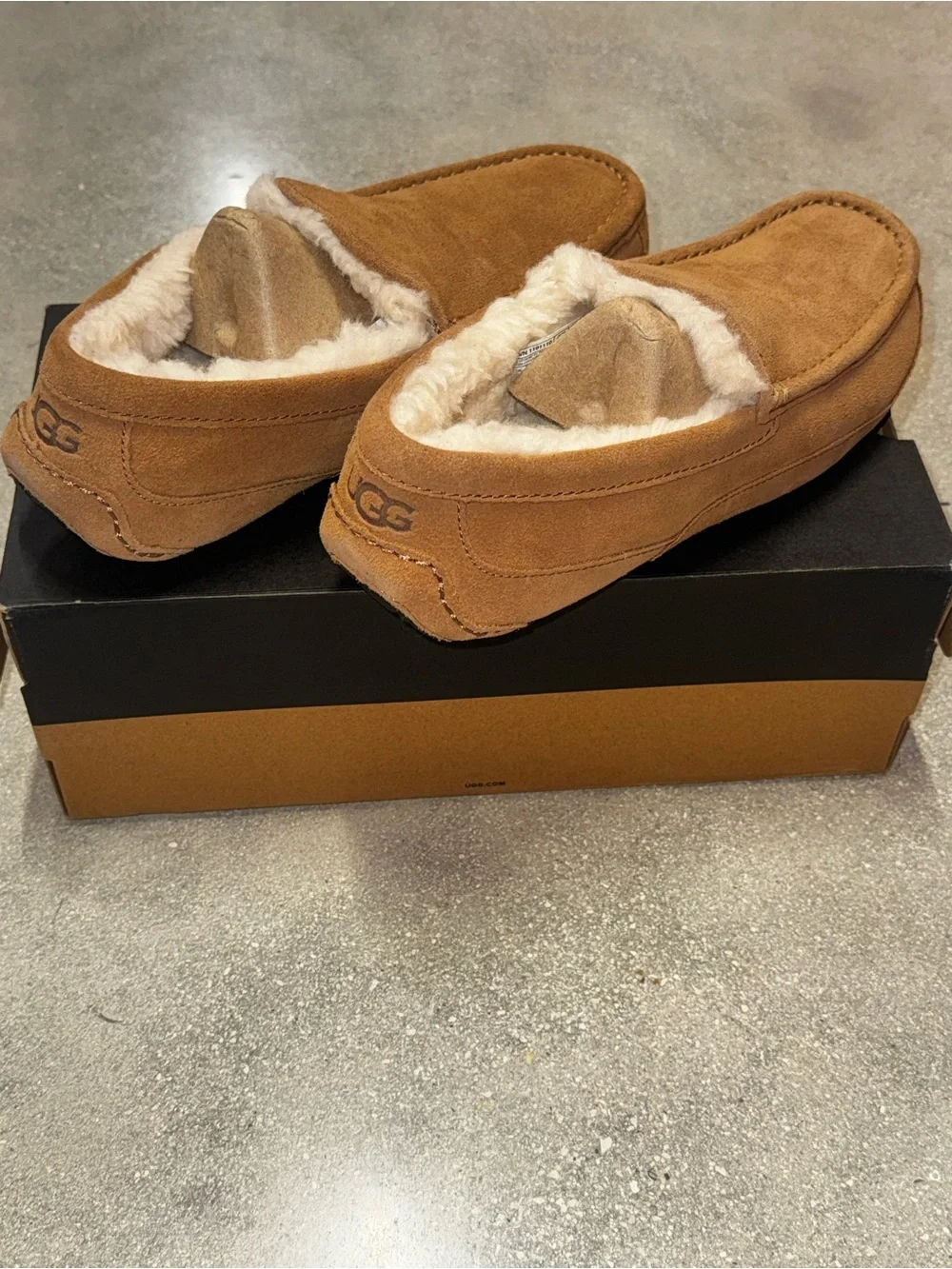 UGG Mens Ascot Slipper | Chestnut | 1101110-CHE | Authentic New - Size 7